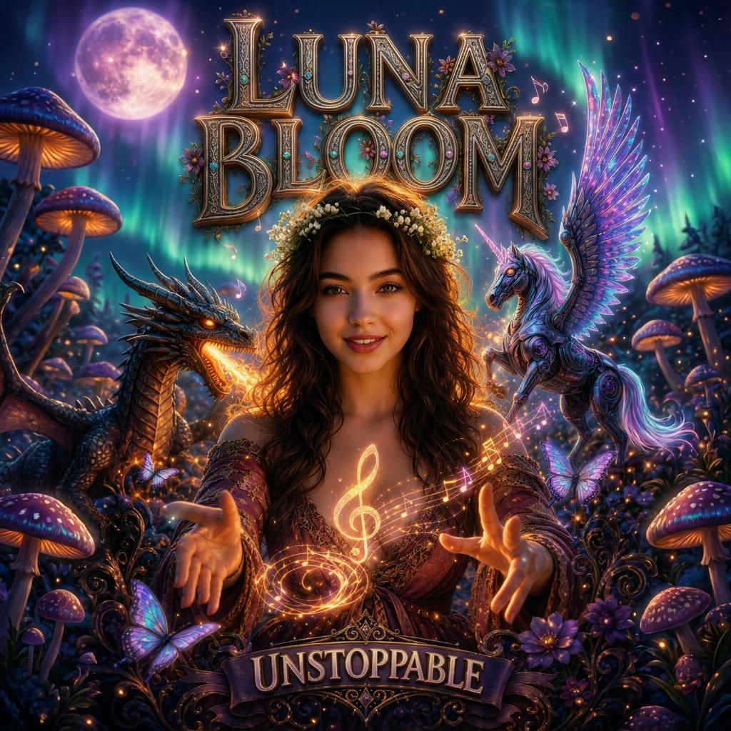 Unstoppable — album cover by Luna Bloom